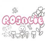 Rosalie, coloriages Rosalie