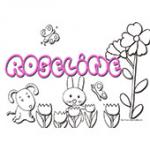Roseline, coloriages Roseline