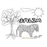 Salim, coloriages Salim