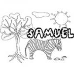 Samuel, coloriages Samuel