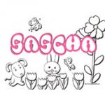 Sascha, coloriages Sascha