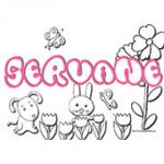 Servane, coloriages Servane