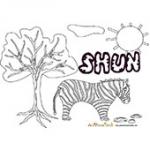 Shun, coloriages Shun