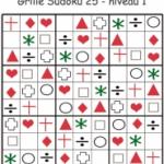 Toutes les grilles de sudoku niveau 1 imprimer pour les enfants de dernière année de maternelle ou de CP. Ces sudoku sont basé sur l'observation et la logique. Les enfants doivent simplement trouver le légume ou la forme manquant dans chaque groupe de 9 f