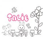 Talie, coloriages Talie