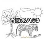 Thibaud, coloriages Thibaud