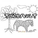 Thibault, coloriages Thibault