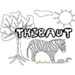 Thibaut, coloriages Thibaut
