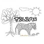 Tilian, coloriages Tilian