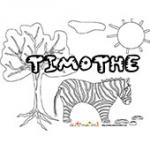 Timothe, coloriages Timothe