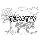 Timothy, coloriages Timothy
