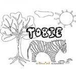 Tobie, coloriages Tobie