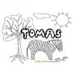 Tomas, coloriages Tomas