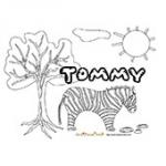 Tommy, coloriages Tommy