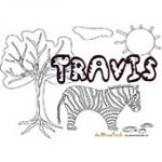 Travis, coloriages Travis