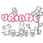 Uriane, coloriages Uriane
