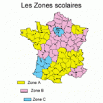 Zones de vacances scolaires en France