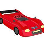 coloriage voiture, coloriage voiture de course gratuit