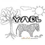 Yael, coloriages Yael
