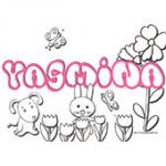 Yasmina, coloriages Yasmina