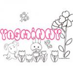 Yasminy, coloriages Yasminy
