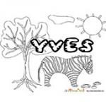 Yves, coloriages Yves