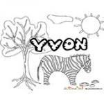 Yvon, coloriages Yvon