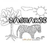 Zacharie, coloriages Zacharie