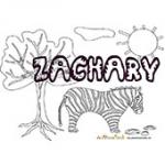 Zachary, coloriages Zachary