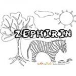 Zephirin, coloriages Zephirin