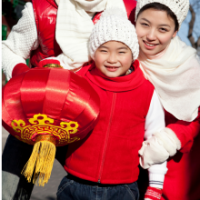 Marionnette de dragon chinois pour le Carnaval