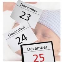 Le point de départ de ce mode de calcul est le jour présumé de l'ovulation. Le temps de grossesse est en moyenne de 266 jours à partir de la fécondation. Ce mode de comptabilisation calcule l'&aci