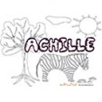 Achille, coloriages Achille