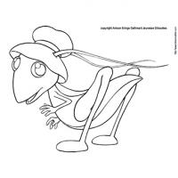 Coloriages d'Adèle la Sauterelle
