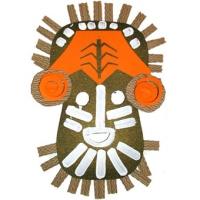 Bricolage masque africain