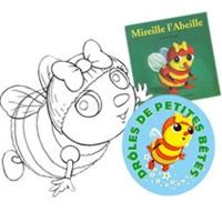 Coloriage de Mireille l'abeille