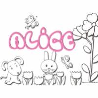 Activités sur le prénom Alice