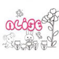 Alise, coloriage Alisé