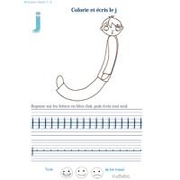 Livres d'écriture de l'alphabet