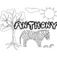 Anthony, coloriages Anthony