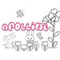 Apolline, coloriages Apolline