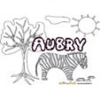 Aubry, coloriages Aubry