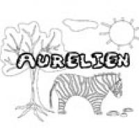 Aurelien, coloriages Aurelien