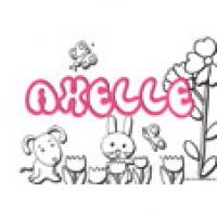 Axelle, coloriages Axelle