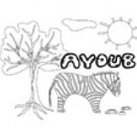 Ayoub, coloriages Ayoub
