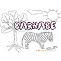 Barnabe, coloriages Barnabe