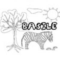 Basile, coloriages Basile