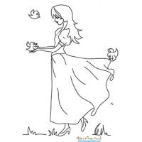 Coloriages de la Belle au bois dormant