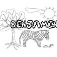 Benjamin, coloriages Benjamin