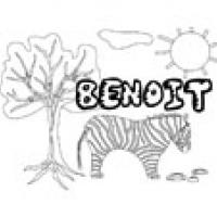 Benoit, coloriages Benoit